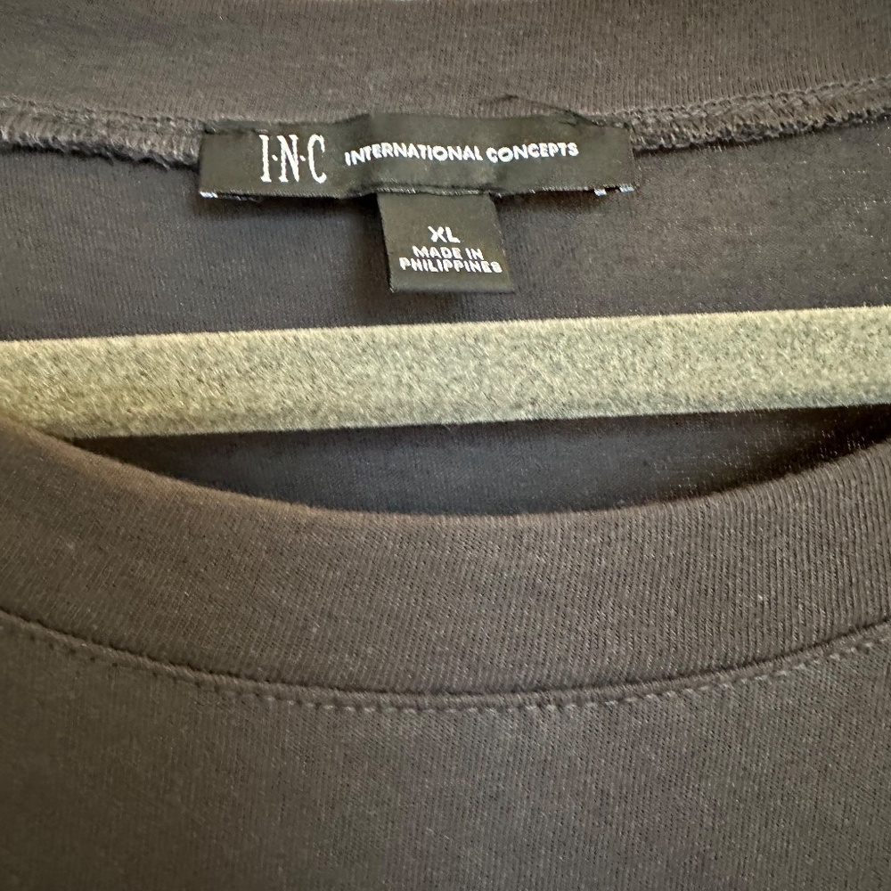 INC Rhinestone Embellished T-shirt - Picture 2 of 6